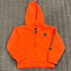 Carhartt Kids Orange Zip Hoodie